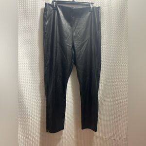 Old Navy Extra High-Rise Faux Leather Skinny Pants Size 14 – Black